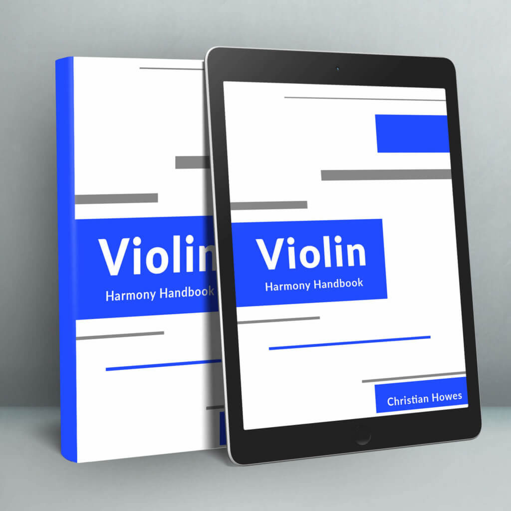 Violin harmony handbook visual icon